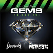 the album cover for Ultimatum / Moshketeers - Gems Volume Two - Green