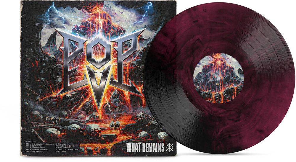 the album cover for Pop Evil - What Remains (Gate) [180 Gram]