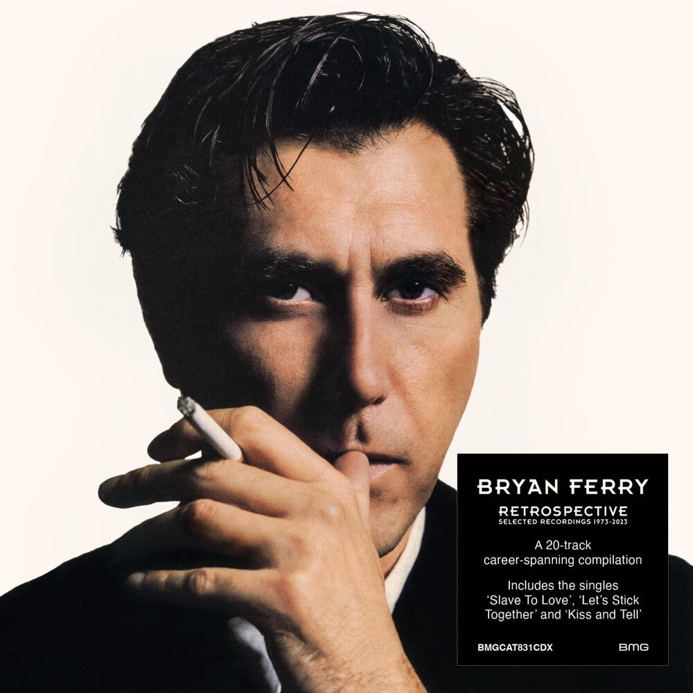 the album cover for Bryan Ferry - Retrospective: Selected Recordings 1973-2023