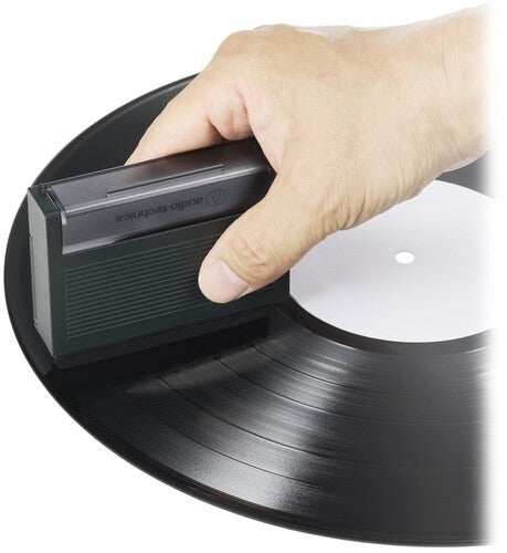 Audio Technica AT6028 Record & Stylus Cleaning Tools With Record Cover Stand Black