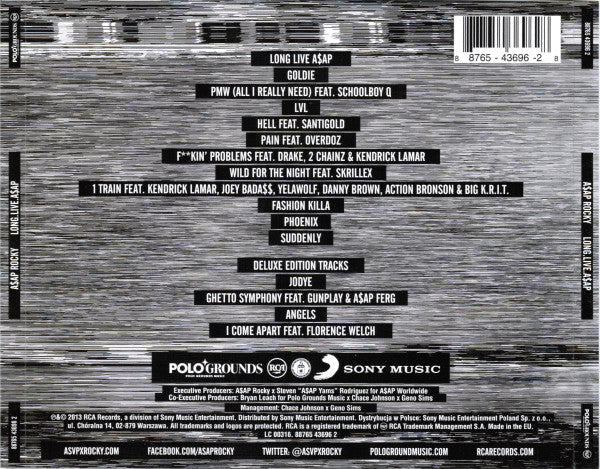 ASAP Rocky : Long.Live.A$AP (CD, Album, Dlx)
