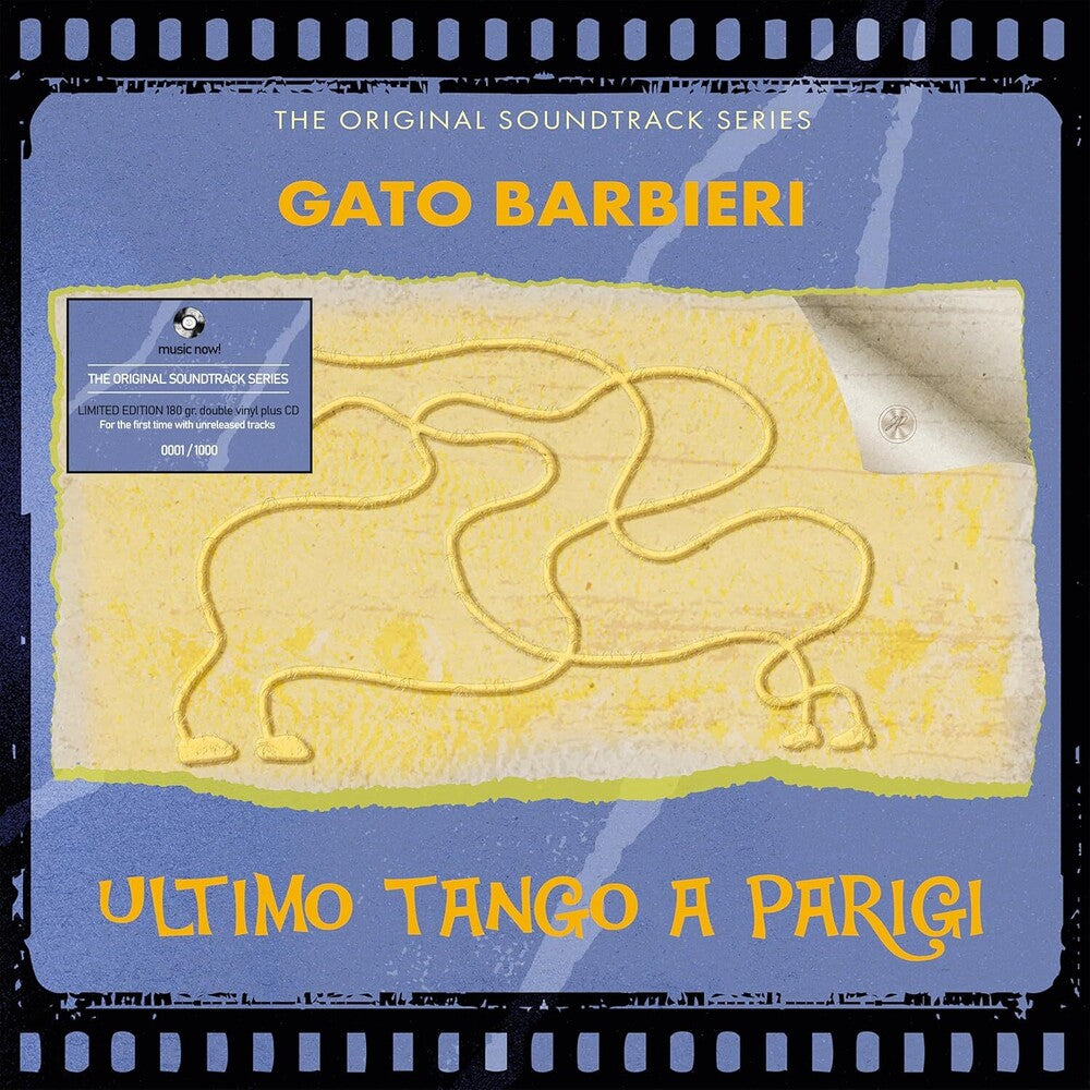 the album cover for Gato Barbieri  (W/Cd) (Blue) (Colv) (Ltd) (Ogv) - Ultimo Tango A Parigi - O.S.T. - Blue Vinyl (W/Cd)