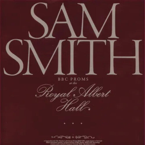 Sam Smith, Bbc Proms At The Royal Albert Hall (Mint (M)) (LP, Album)