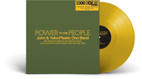 JOHN & YOKO / PLASTIC ONO BAND / ELEPHANT'S MEMORY, Power To The People: Live at the One To One Concert, New York City  1972 (Mint (M)) (LP, Album)