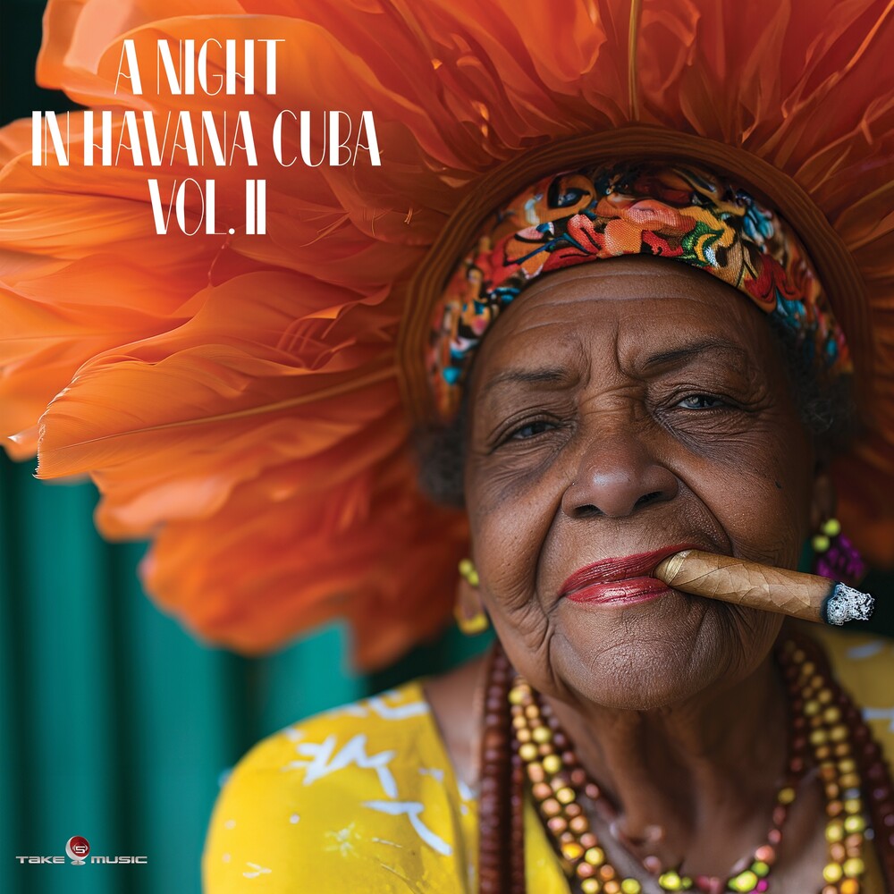 the album cover for Night In Havana Cuba Vol Ii / Var (Colv) (Red) - Night In Havana Cuba Vol Ii / Var [Colored Vinyl] (Red)