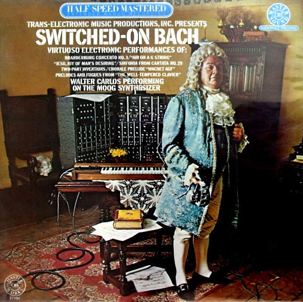 Walter Carlos : Switched-On Bach (LP, Album, RM, Hal)