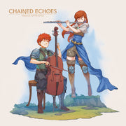 the album cover for Eddie Marianukroh  (Colv) - Chained Echoes - O.S.T. [Colored Vinyl]