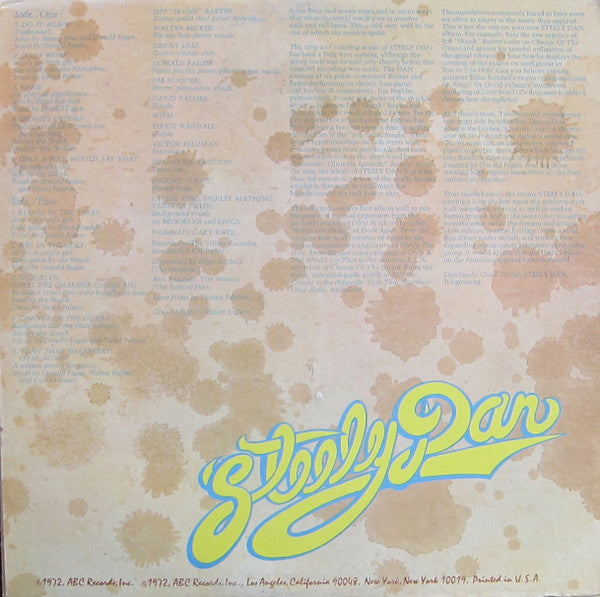 Steely Dan : Can't Buy A Thrill (LP, Album, Ter)