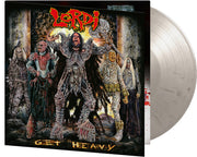the album cover for Lordi - Get Heavy (Blk) [Colored Vinyl] [180 Gram] (Wht)