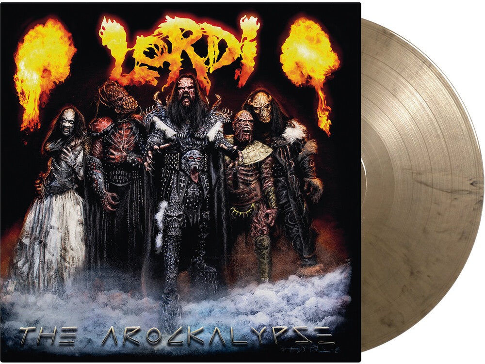 the album cover for Lordi - Arockalypse (Blk) [Colored Vinyl] (Gol) [180 Gram]