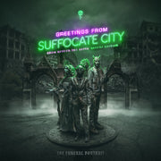 the album cover for Funeral Portrait - Greetings From Suffocate City (Bonus Track) [Deluxe]