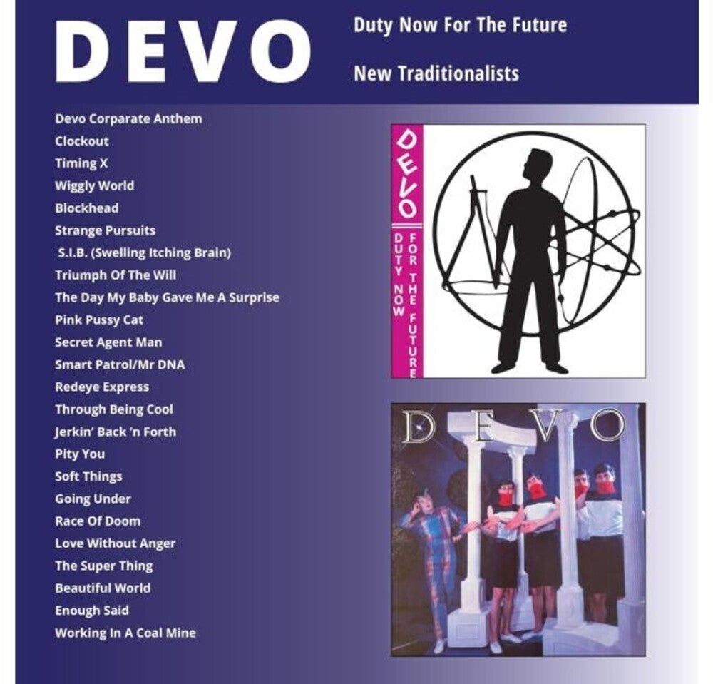 the album cover for Devo - Duty Now For The Future / New Traditionalists