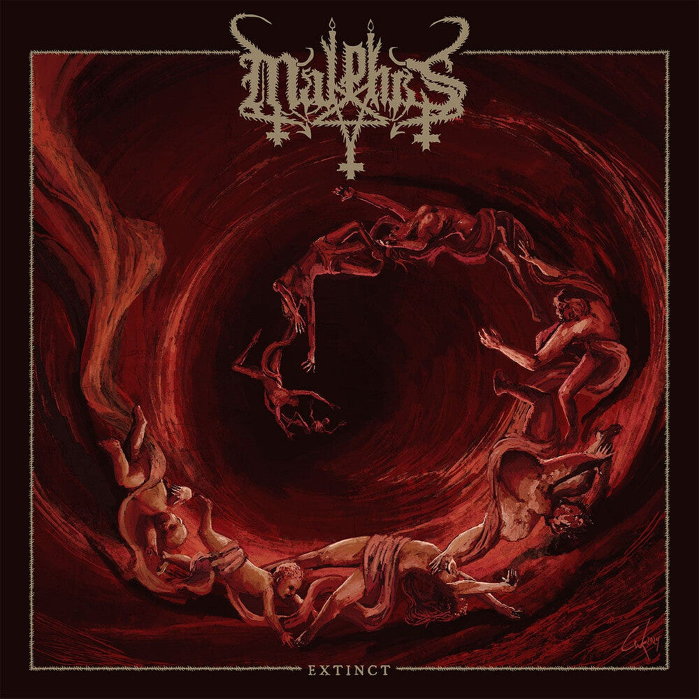 the album cover for Malphas - EXTINCT