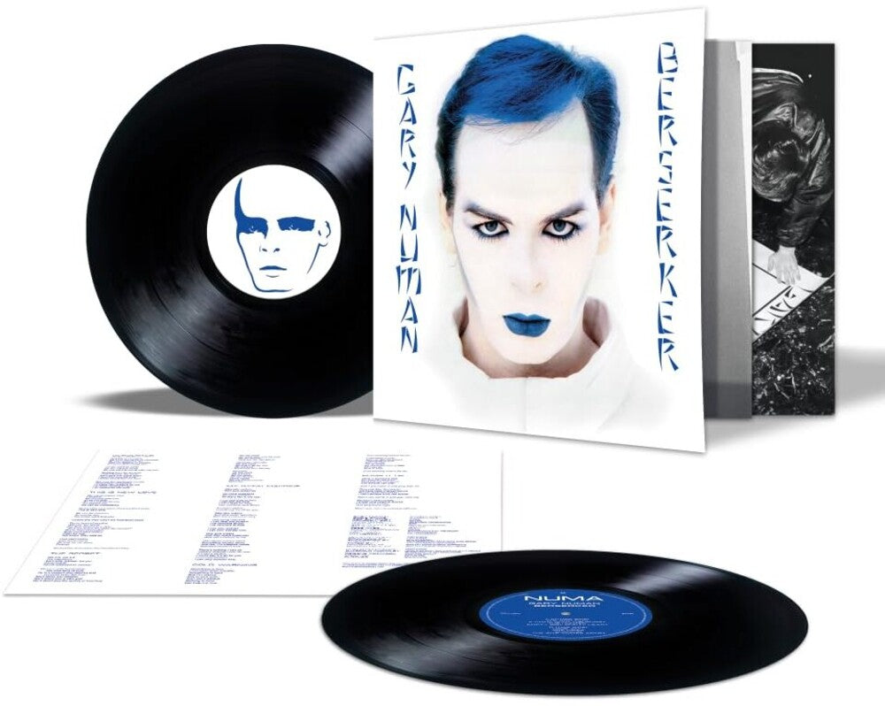 the album cover for Gary Numan - Berserker (Exp)