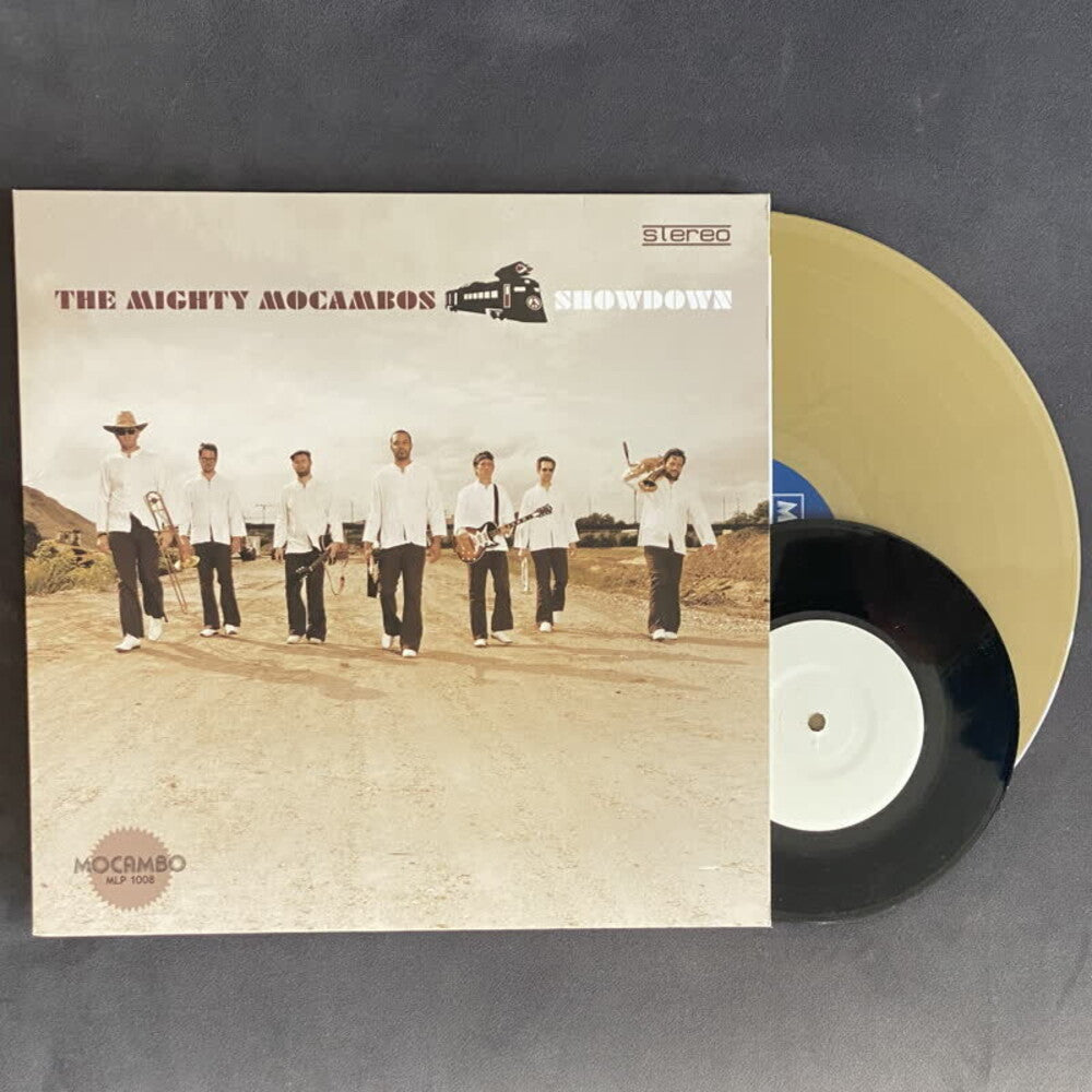 the album cover for Mighty Mocambos - Showdown