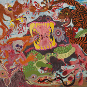 the album cover for Pigs Pigs Pigs Pigs Pigs Pigs Pigs - Death Hilarious [LP Translucent Orange]