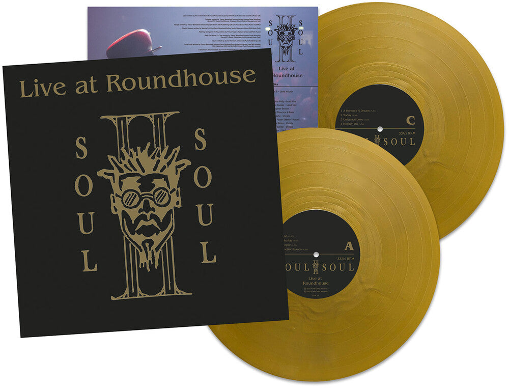 the album cover for Soul II Soul - Live at the Roundhouse - Gold