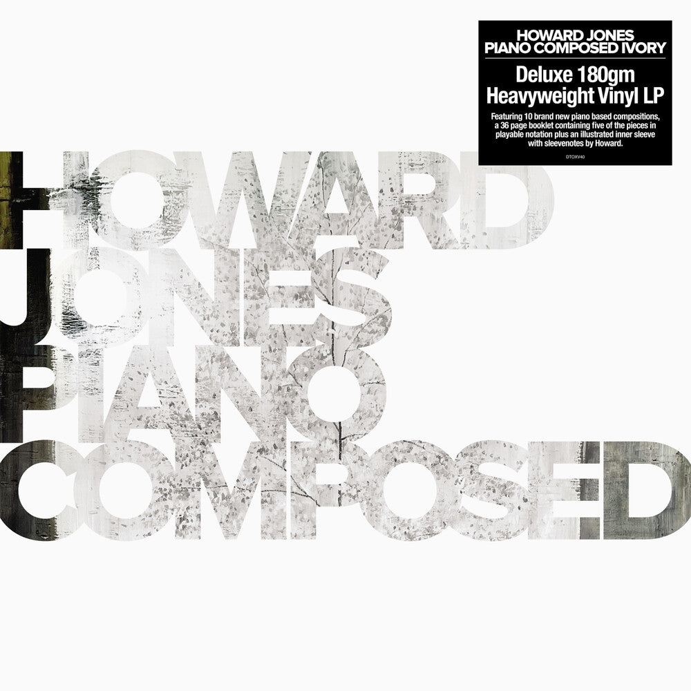 the album cover for Howard Jones - Piano Composed Ivory [Limited Edition] [180 Gram]