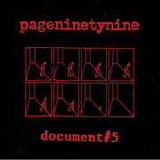 the album cover for Pageninetynine - Document #5 (Blk) [Clear Vinyl] (Red) (Spla)