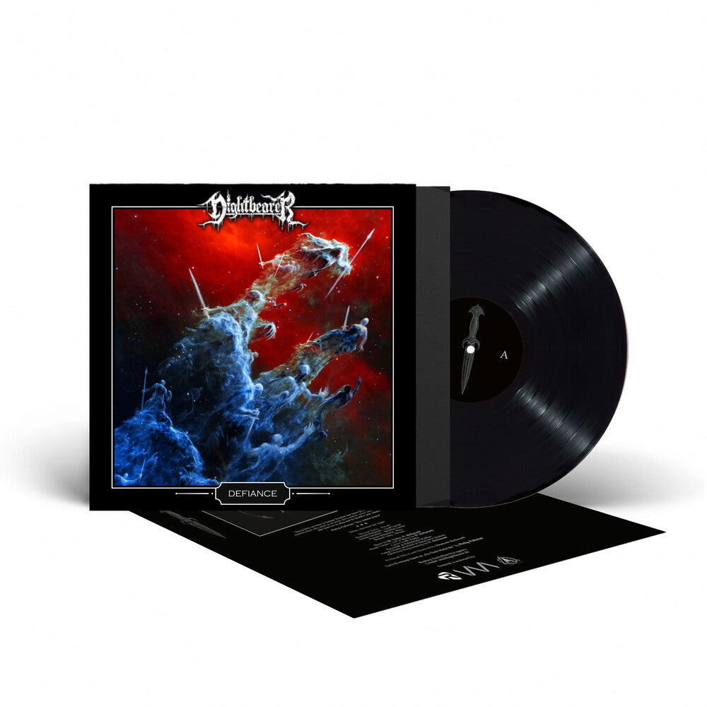 the album cover for Nightbearer - Defiance