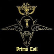 the album cover for Venom - Prime Evil - Clear Black Marble Vinyl Edition (Uk)