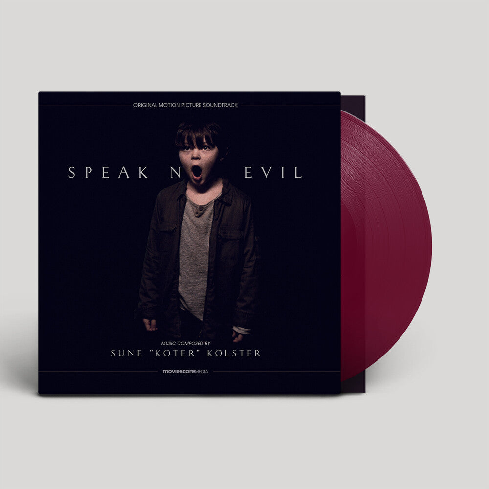 the album cover for Kolster, Sune "Koter" - SPEAK NO EVIL (ORIGINAL SOUNDTRACK)