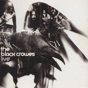 the album cover for The Black Crowes -  Live [3 LP Silver Metallic]