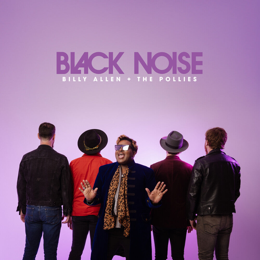 the album cover for Billy Allen  / Pollies - Black Noise