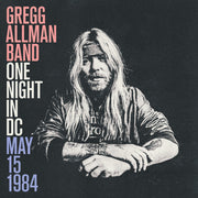 the album cover for Gregg Allman - One Night In Dc May 15 1984