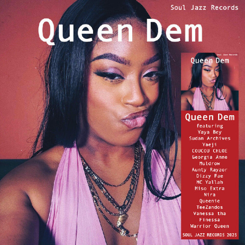 the album cover for Soul Jazz Records Presents - Queen Dem [Download Included]