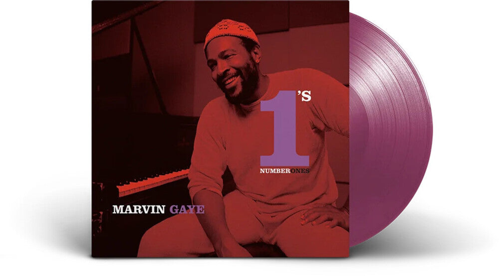 the album cover for Marvin Gaye - Motown Number 1's [Colored Vinyl] [Limited Edition] (Purp) (Hol)