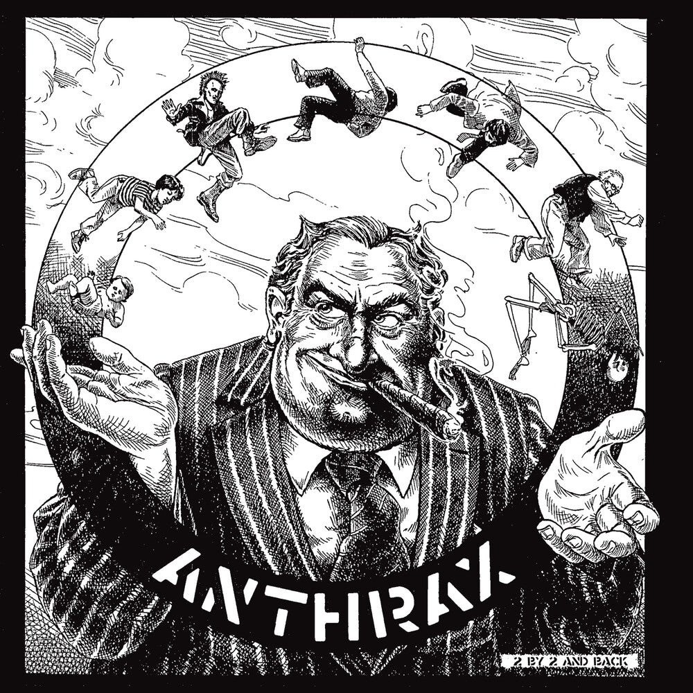 the album cover for Anthrax - Capitalism Is Cannibalism