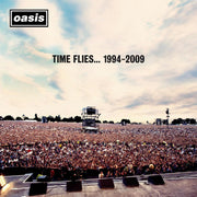 the album cover for Oasis - Time Flies 1994-2009