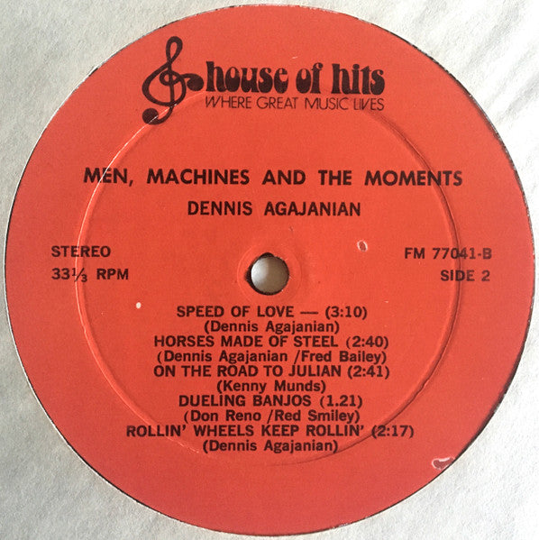 Dennis Agajanian : Men, Machines And The Moment (LP, Album)