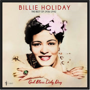 the album cover for Billie Holiday - God Bless Lady Day: The Best Of 1936-1942 (Can)