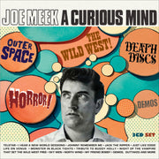 the album cover for Joe Meek: Curious Mind Outer Space Horror Death - Joe Meek: Curious Mind Outer Space Horror Death