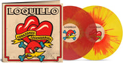 the album cover for Loquillo - Corazones Legendarios - Red & Yellow Splatter