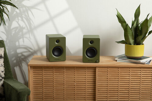 Victrola VPS-400-GRN Tempo Bluetooth Bookshelf Speaker (Pair) (Green)