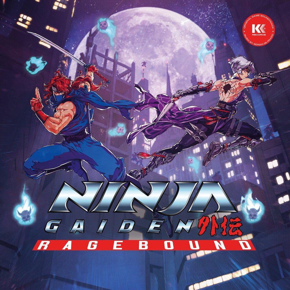 the album cover for Ninja Gaiden: Ragebound - O.S.T. - Ninja Gaiden: Ragebound - O.S.T. [Blue]