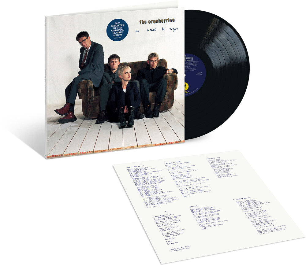 the album cover for The Cranberries - No Need To Argue (30th Anniversary Edition) -  [LP]