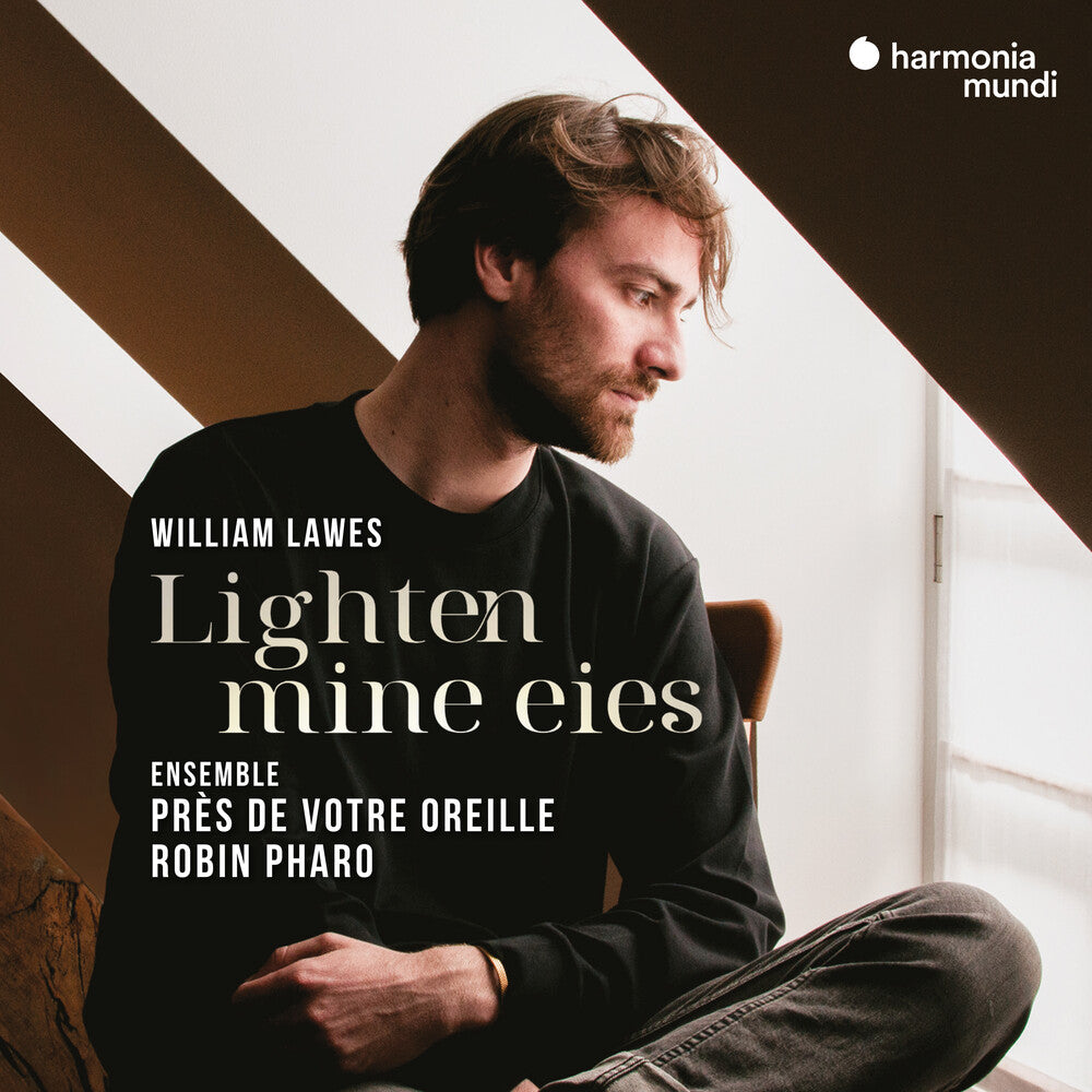 the album cover for Robin Pharo  / Ensemble Pres De Votre Oreille - William Lawes: Lighten Mine Eies