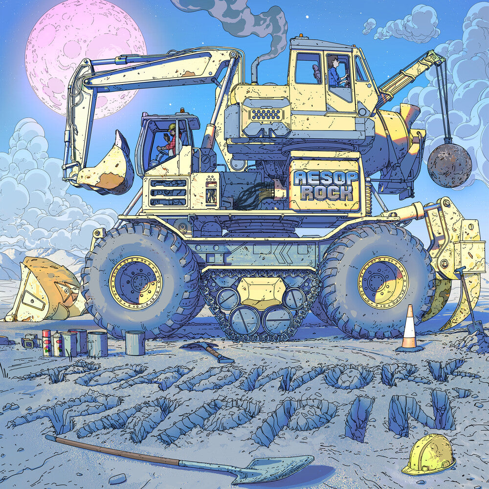 the album cover for Aesop Rock - Roadwork Rappin' [Colored Vinyl] (Pict)