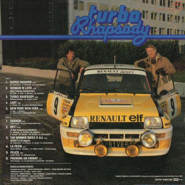 Franck Pourcel Grand Orchestre* : Turbo Rhapsody (LP, Album)