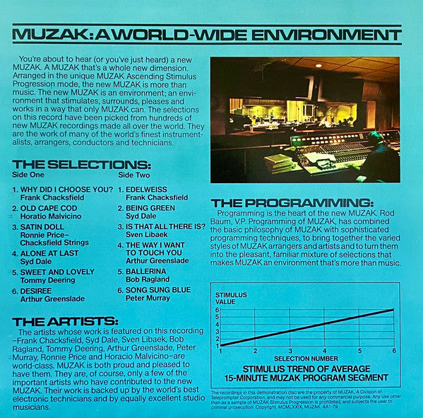 Various : More Than Music - Muzak  (LP)