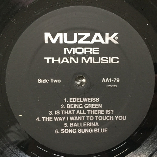Various : More Than Music - Muzak  (LP)