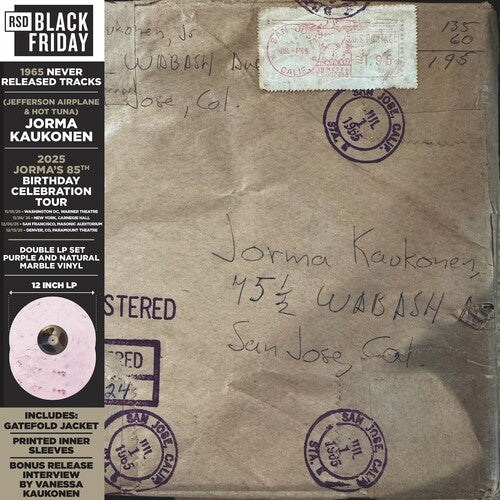 Jorma Kaukonen, Wabash Avenue: 1965 never released tracks (RSD) (Mint (M)) (LP, Album)