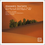 the album cover for Carlotta Colombo - Scarlatti: Christmas At The Bethlehem Of The West