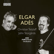 the album cover for Christian Tetzlaff - Elgar & Ades: Vn Cons