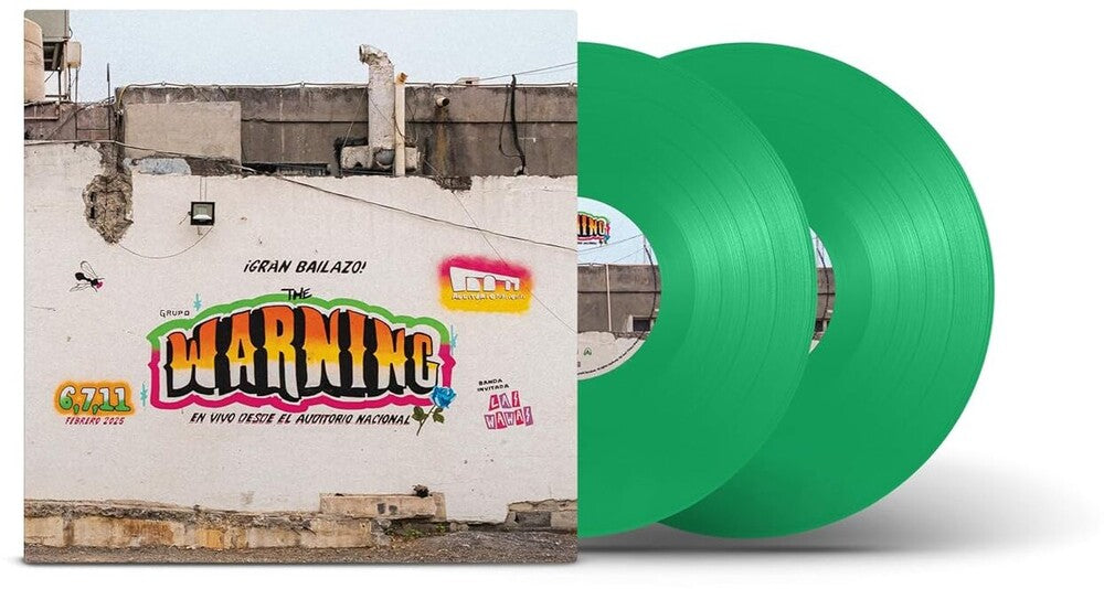 the album cover for Warning - Live From Auditorio Nacional Cdmx [Spring Green 2 LP]