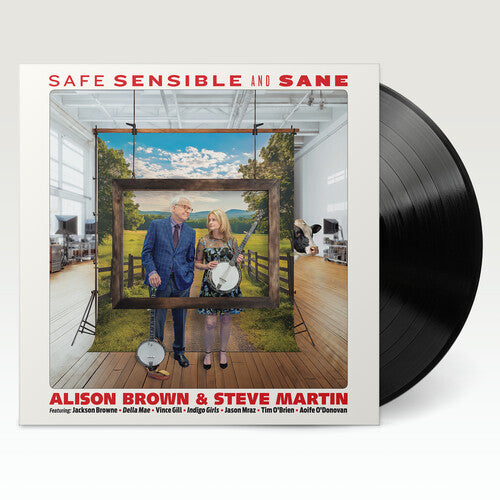Alison Brown, Steve Martin  - Safe, Sensible And Sane (Mint (M)) Folk World & Country (LP)